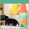 Cartoon Dachshund Plush Pillow Cushion With Embroidery For Living Room Decor