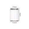 Aluminum Lid Glass Storage Jars