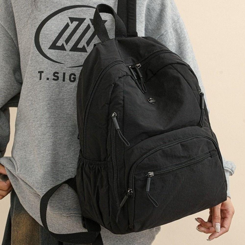 Lightweight Nylon Backpack Durable School Backpack Casual Daypack College