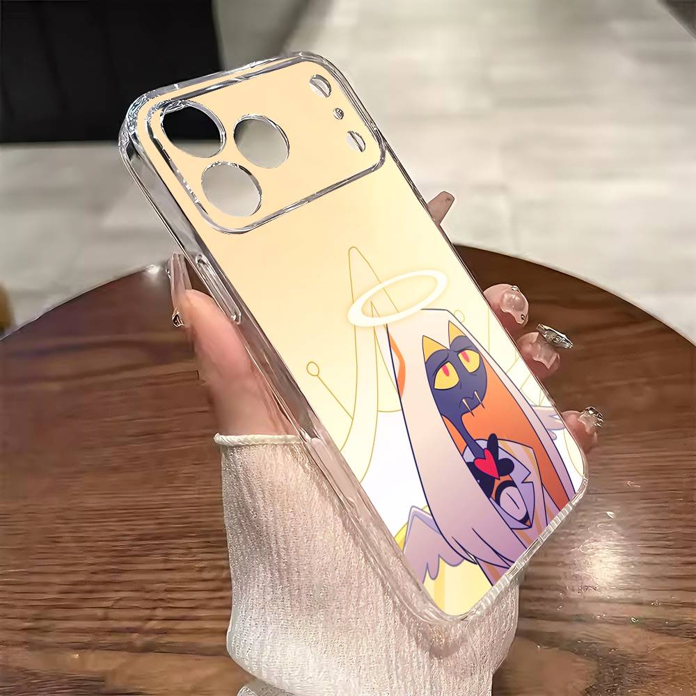 

Sir Pentious H-Hazbin H-Hotel Phone Case For iPhone 17 16 15 14 13 12 11 Mini Pro Max Plus Transparent Cover iPhone13PRO