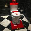 Set Christmas Decorations Decorative Products Toilet Seat Cover Toilet Case Rug Set Toilet Mat