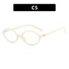 Anti-Blue Light Eyeglasses Eye Protection Oval Small Frame Retro Female Korean Plain Glasses Ladies Optical Spectacle Eyeglass