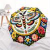 Colorful Floral Mandala Automatic Folding Umbrella Compact Lightweight Retractable Design For Outdoor Adventures And Festive Giftingt137