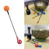 Double Head Friction Gong Mallet Soft Low Notes Gong Resonant Mallet Replacement Gong Wand for Sound Healing Tool