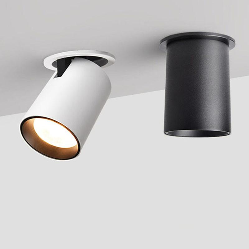 LED Downlight Dimmable Embedded Foldable Ceiling Lamp Spot Adjustable Nordic Lighting 7W 12W Indoor Kitchen Folding Spotlights