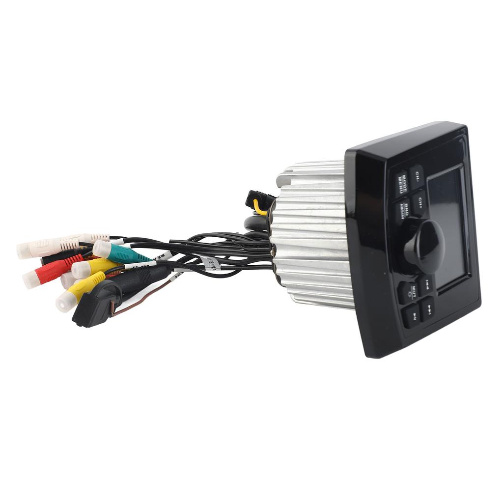 DC12V Bluetooth MP5 Player Water Proof MultiFunctional Marine Audio Player with Touch Screen for Boats Yachts RVs Trucks