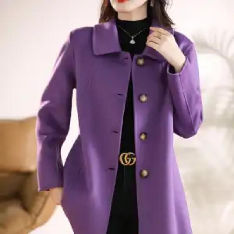 Spring Autumn High-end Dragon Phoenix Whisk Short Top Autumn Winter New Jacket Whisk Middle-aged Autumn Clothes