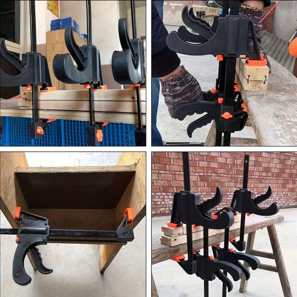 Speed Squeeze Woodworking Clamp Quick Ratchet Release Quick Clamp F Clamps  Carpentry Work