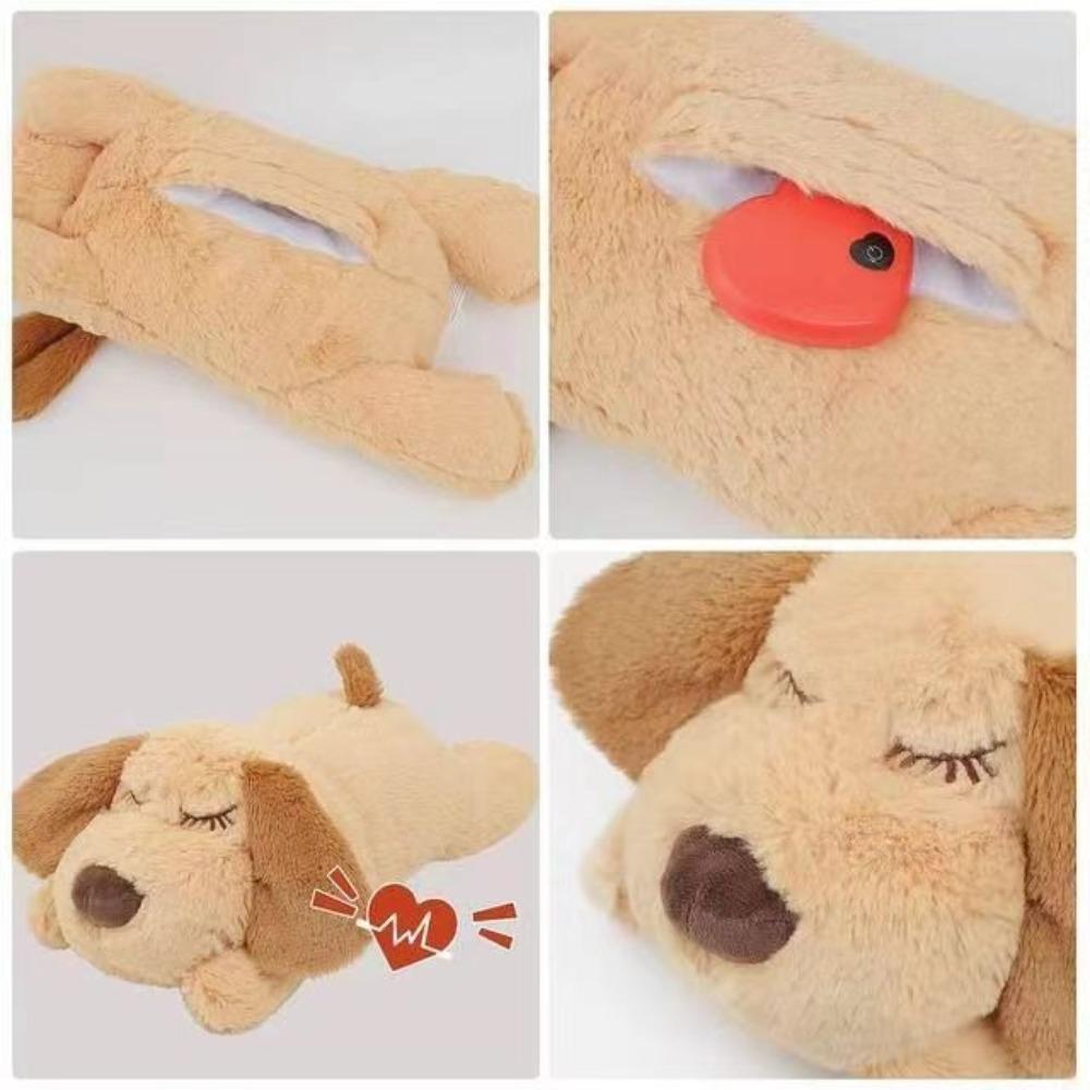 Anxiety Relief Lying Dog Fidget Toy Behavioral Training Puppy Plush Doll Room Decor