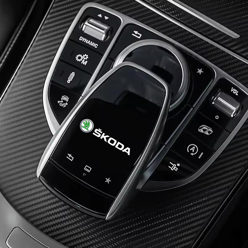 Car Interior Decoration Stickers Pasted Waterproof Decor For Skoda Octavia Fabia Rapid Yeti Superb Octavia A5 A7 Rapid Kamiq VRS