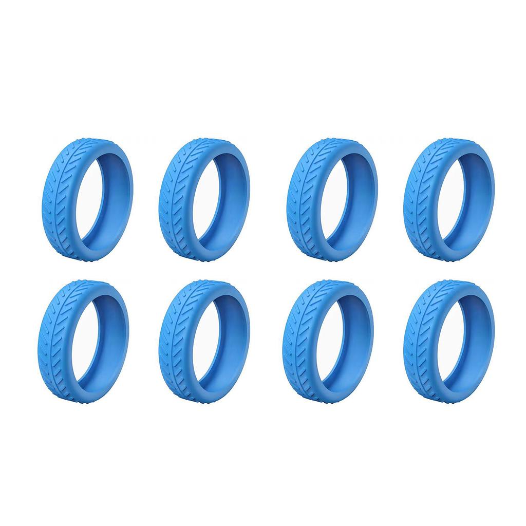 1/4/8pcs Fashionable Silicone Caster Cover Durable Mutes Noise Reduction Wheel Scratche-Proof Cover For 8-Spinner Wheels Luggage