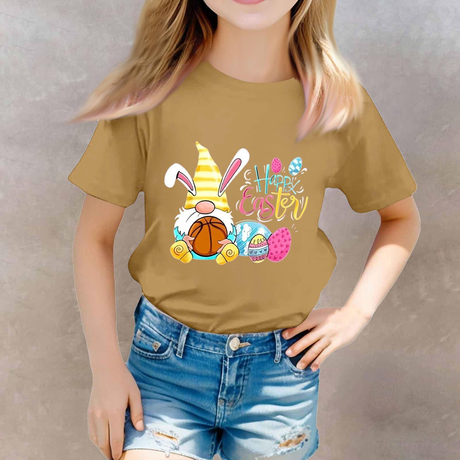 

Футболки для малышей, девочек и мальчиков, детские футболки с короткими рукавами и принтом для мальчиков и девочек 1-12 лет 160 жёлтый