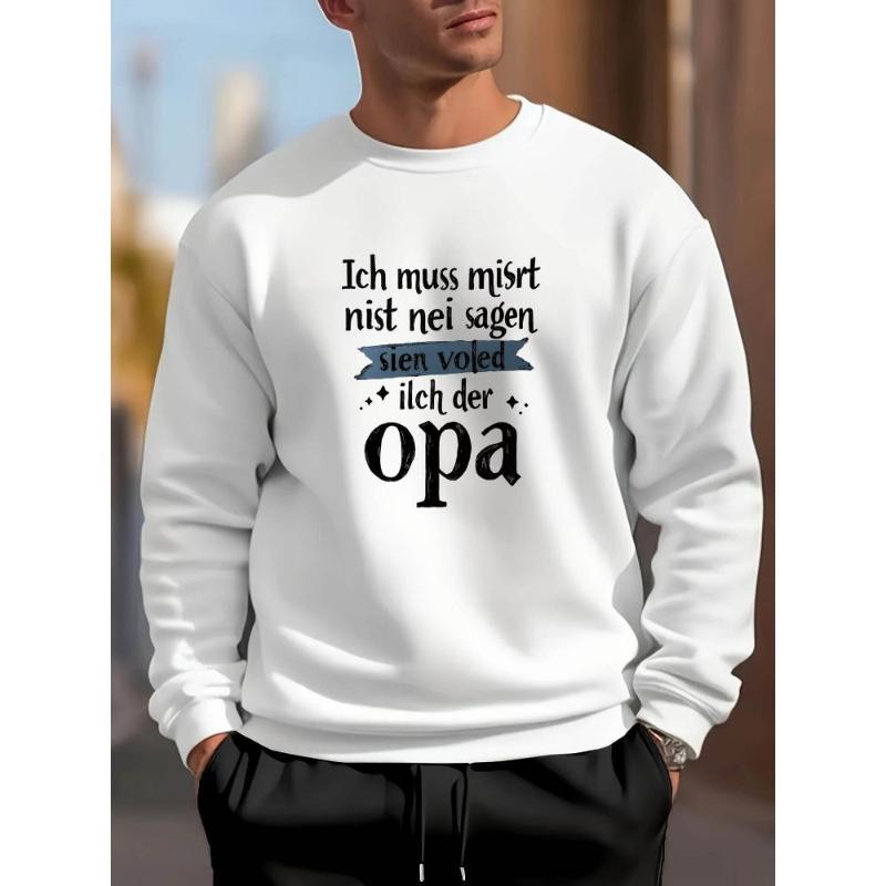 

Retro Vibe & Comfortable, Men s Crew Neck Sweatshirt, Great for Coffee Runs XXL чорний