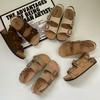 Women's Retro Cowhide Birkenstock Sandals: 2025 Summer Non-slip, Wear-resistant Beach Slippers