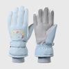Fashion Women Winter Touchscreen Waterproof PU Palm Non-Slip Outdoor  Snow Sports Ski Gloves