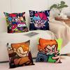Friday Night F-Funkin Cushion Cover Soft Short Plush Pillow Cover Smooth Cozy Texture Aesthetic Cushion Case Home Decor