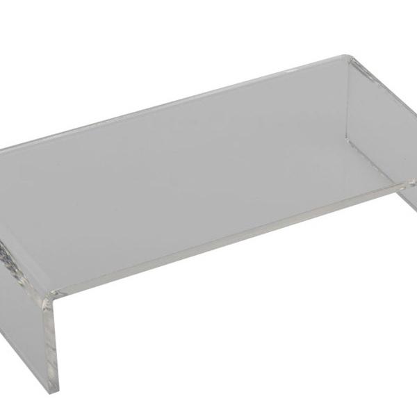 Acrylic U-Shaped Display Riser for Desk or Fridge