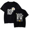 Americké Vintage Rufus Du Sol Koncertní Tričko Unisex Letní Streetwear Pánské a Dámské Tričko