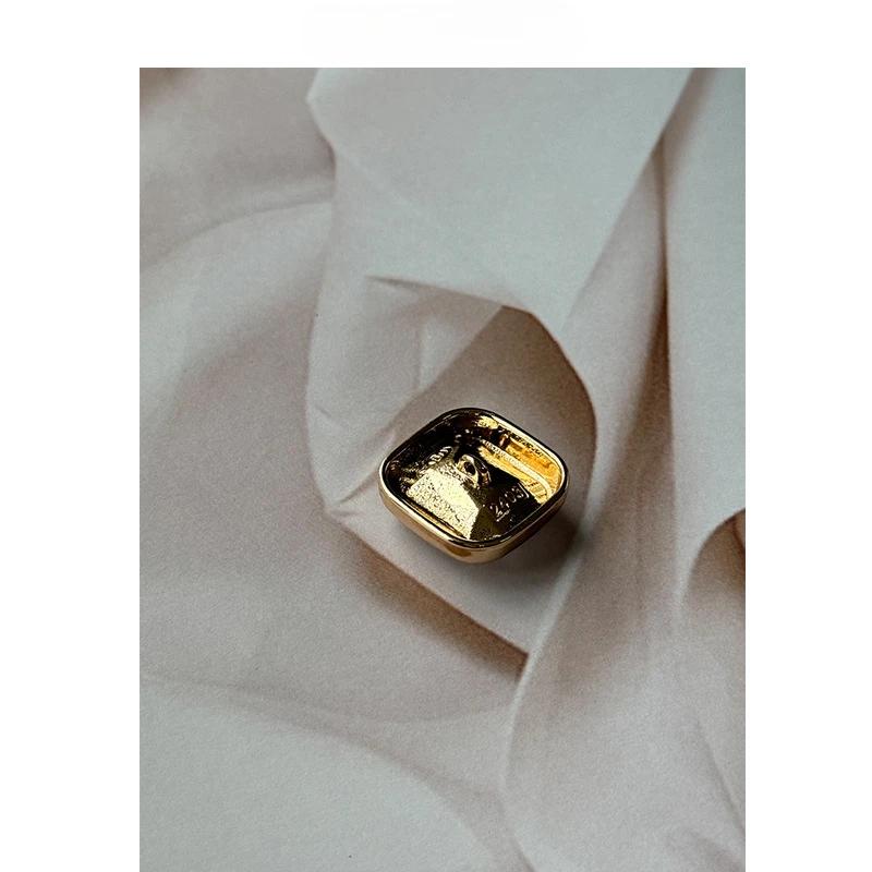 5pcs Fashionable Diamond Buttons High Quality Large Rhinestone Metal Shank Buttons Clothes Decorative Buttons