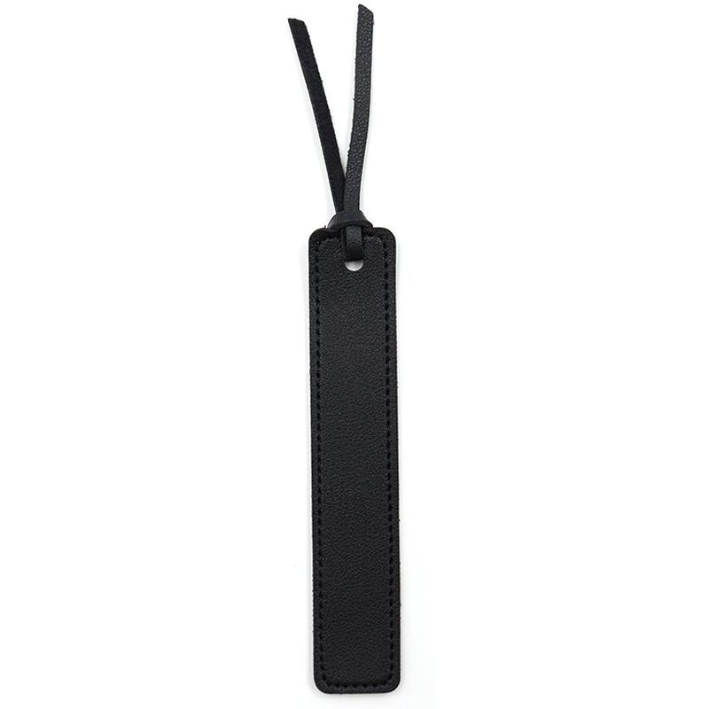 

Elegant Leather Bookmark Clip - Portable, Exquisite Page Marker for Home & Office 13*2.4cm чёрный