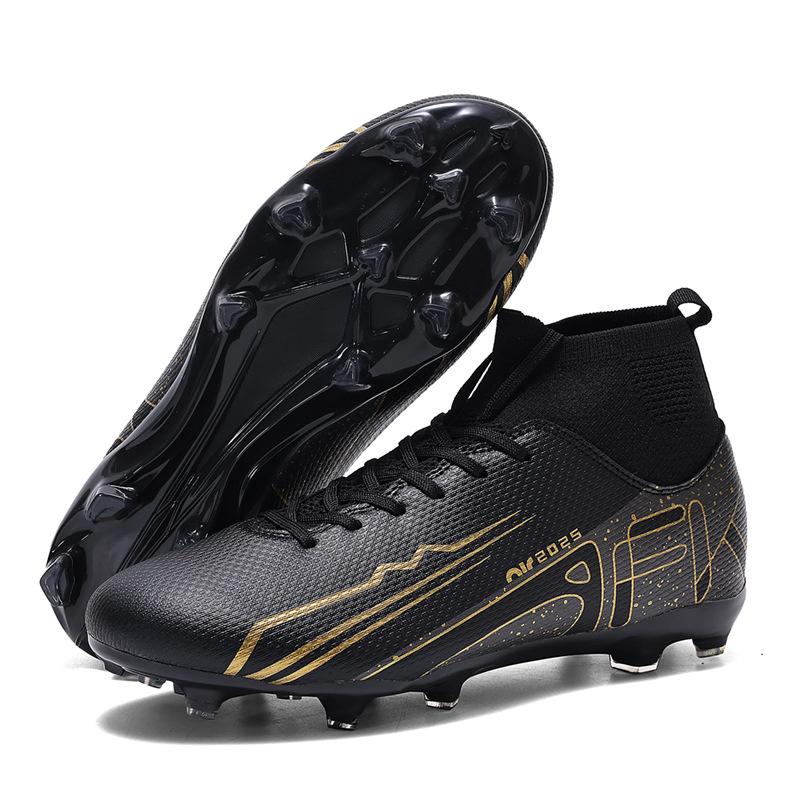 High-top Football Shoes, Men's and Women's Autumn Spikes, Broken Spikes, Outdoor Sports Training, Children's Sneakers, Suitable for Multiple Venues