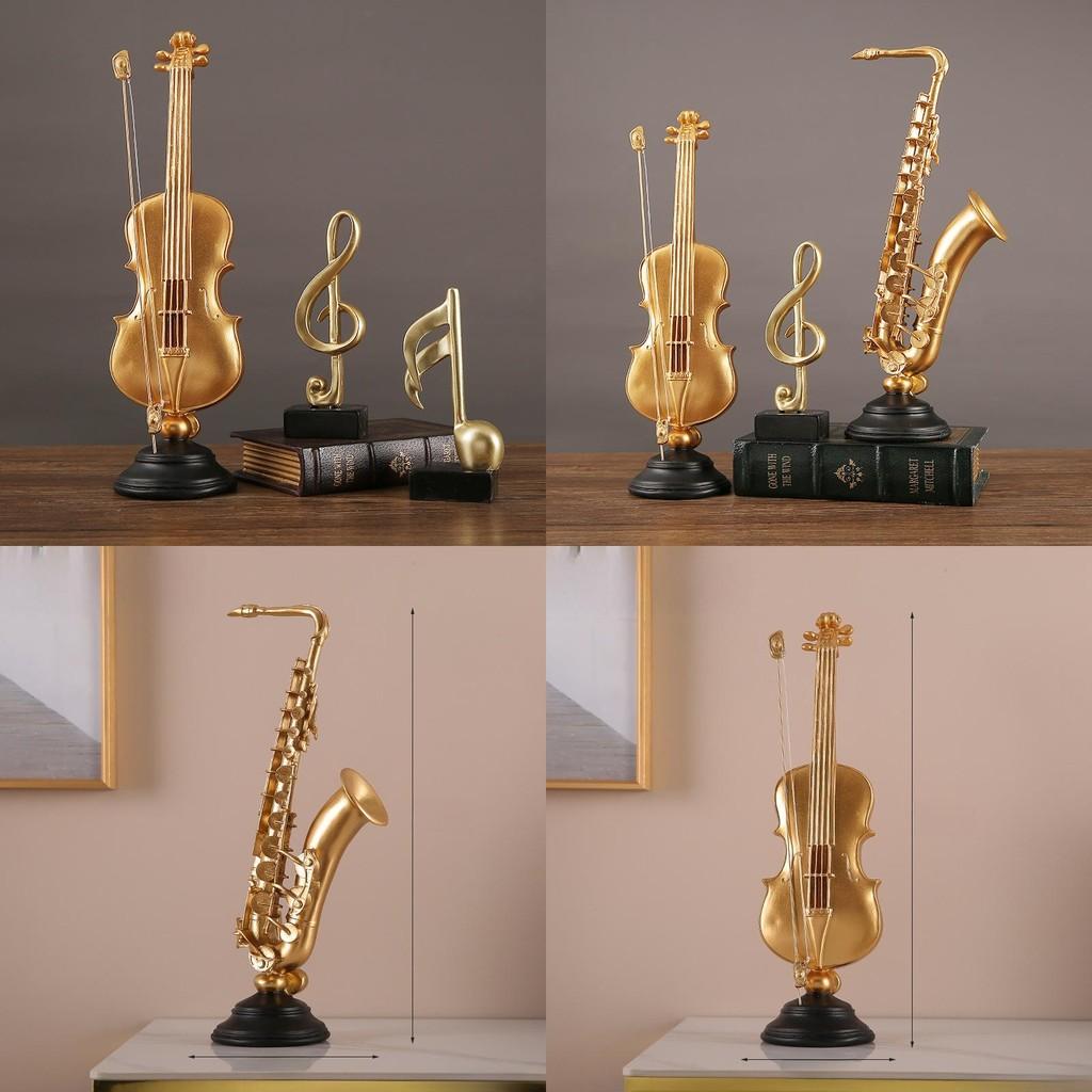 Classic And Violin Saxophone Resin Art Piece For Modern Home And Occasions Gift