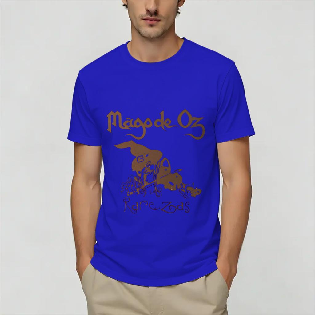 Harajuku T-Shirt Sommer Der Zauberer von Oz Mode T-Shirts 100% Baumwolle T-Shirt für Unisex Y2K Spaß Große Größen Kurzarm Oberteil T-Shirts