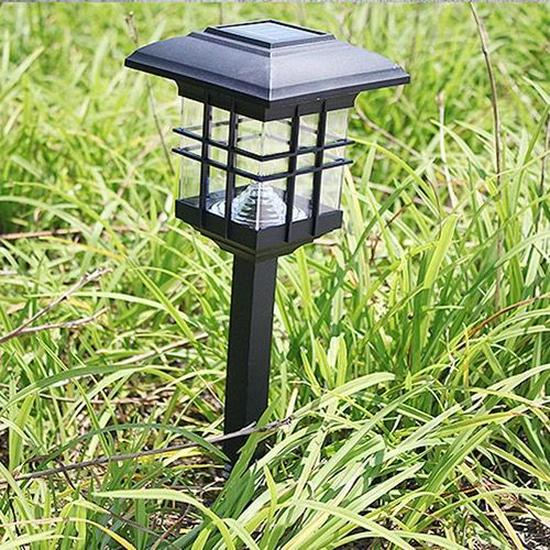 Solar European-Style Outdoor Courtyard Post Light