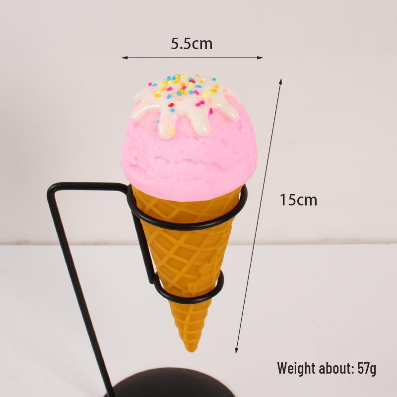 PVC Faux Ice Cream Cone for Display & Play