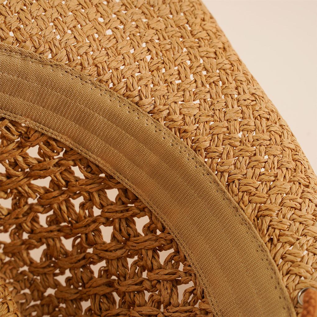 Wide Brim Western Sun Hat Breathable And Waterproof For Outdoor Adventures PP Outdoor Straw Hats Cowboy Hat Beach Cap