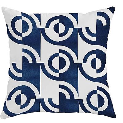 Navy Blue Throw Pillowcase Sofa Outdoor Decoration Pillow Cover Short Plush Pillowcase X Pillow Case Autumn Pillowcase