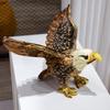 30CM Mignon Simulation Aigle Animal en Peluche Jouet Aigle Rapide Jouet Poupée Faite à la Main Cadeaux d'Anniversaire pour Enfants Décoration de Maison