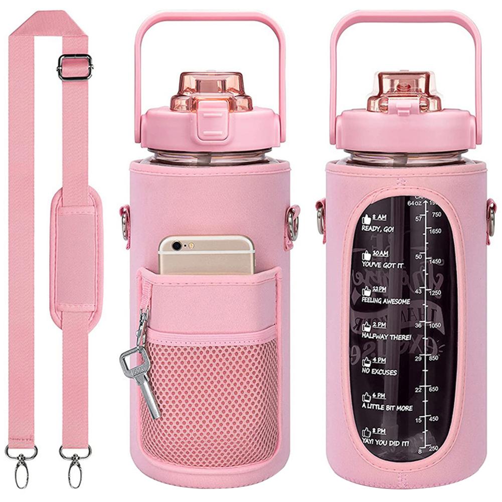 Protable pokrowiec na butelkę z wodą Sportowy uchwyt na telefon komórkowy Czajnik na wodę Torba neoprenowa na akcesoria do napojów piknikowych