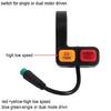 Precise Engineered Doublel Drive Control Switches 5 Pin Design With Headlight Feature For Scooter Motor And Light System