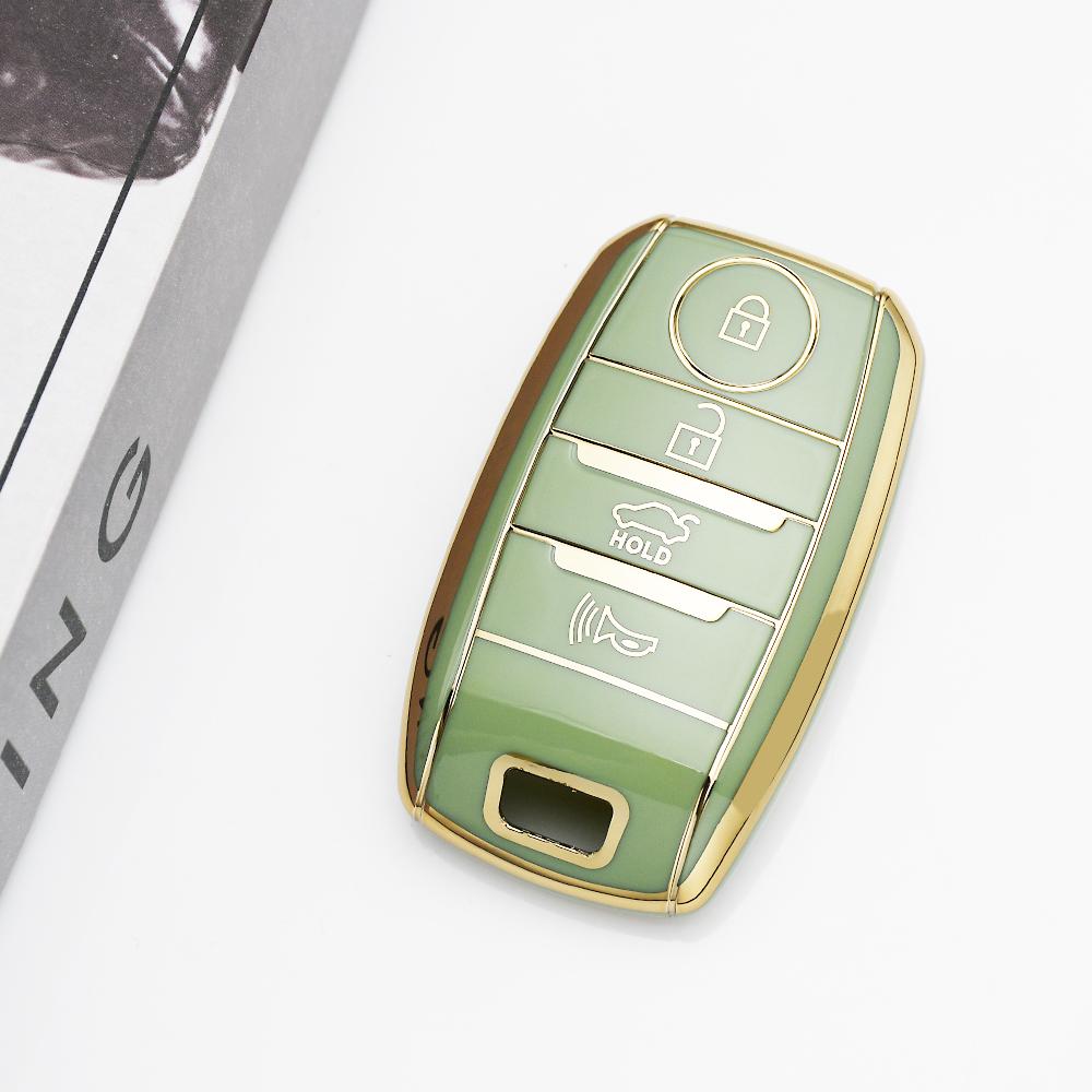 4 Buttons Auto Keyless for Kia Rio Rio5 Sportage R K3 KX3 K4 K5 Ceed Sorento Cerato Optima TPU Car Key Case Shell Fob Cover