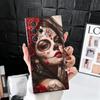 Catrina Beautiful Rose Girl Skull Soft Phone Case for Samsung Galaxy S26 S25 Edge S24 Ultra S23 Plus S22 S21 FE S20 Black Cover