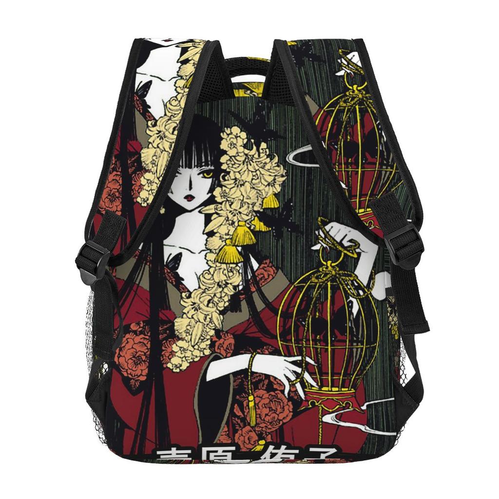 Comic XxxHOLiC Ichihara Yuuko Schülerrucksack Schultasche Wanderrucksack Tagesrucksack für Herren Damen Mode Buchertasche Umhängetaschen