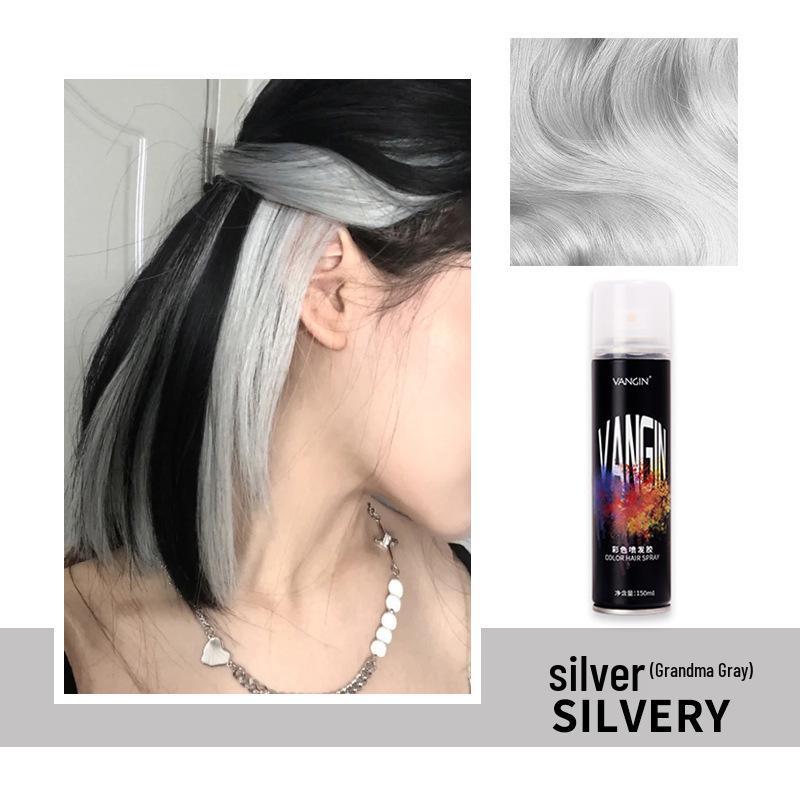 Temporary Washable Hair Dye Spray - One Spray for Black Color