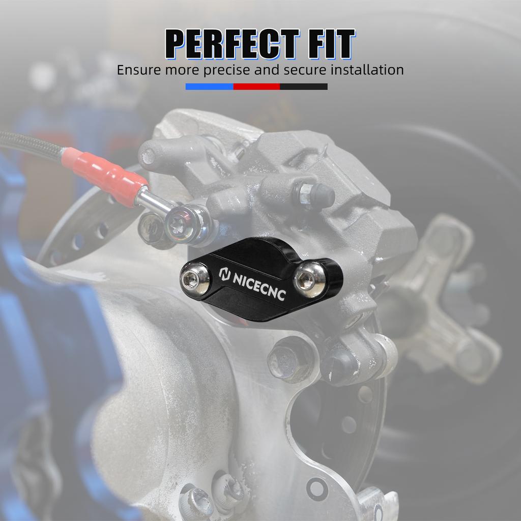 NICECNC For Yamaha Raptor 700 YFM700 2015-2026 ATV Parking Brake Block Off Plate For YFM700R 2011-2026 2009 YFM700RSE Aluminum Throttles 2