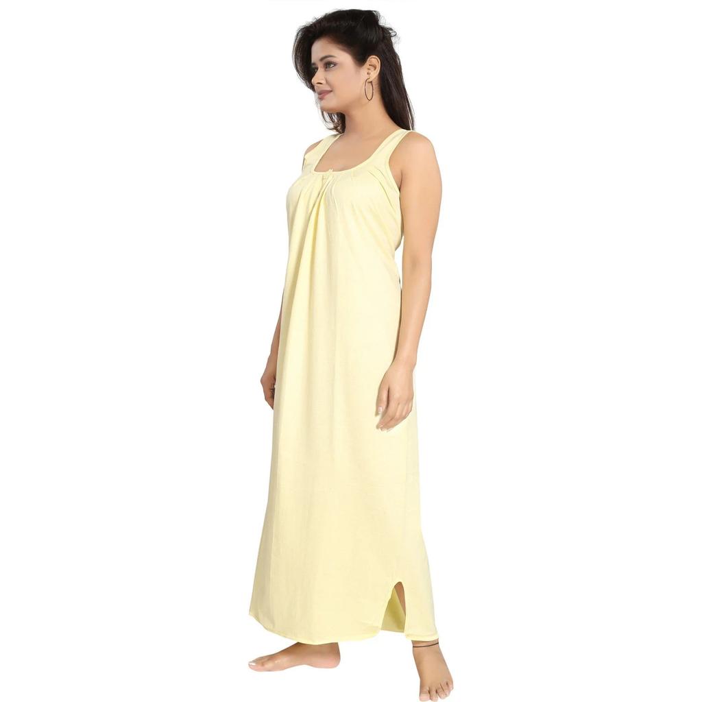 Women Nightwear Cotton Nighty Indian Sumer Sleepwear Night Maxi Gown Dress