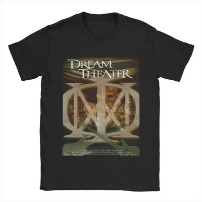 D-Dream Theaters  T Shirt Men's  Pure Cotton Novelty T-Shirts Crew Neck  Tee Shirt Short Sleeve Clothes Unique