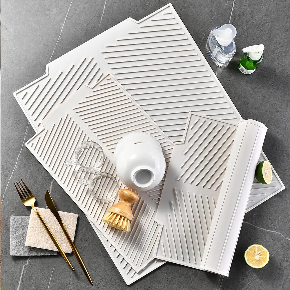 Silicone Kitchen Countertop Drip Pad With Nonslip Surface For Home Dining And Cooking