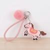 Embroidery Mini Horse Keychain Creative Plush Horse Doll Pendant  Festive Decor