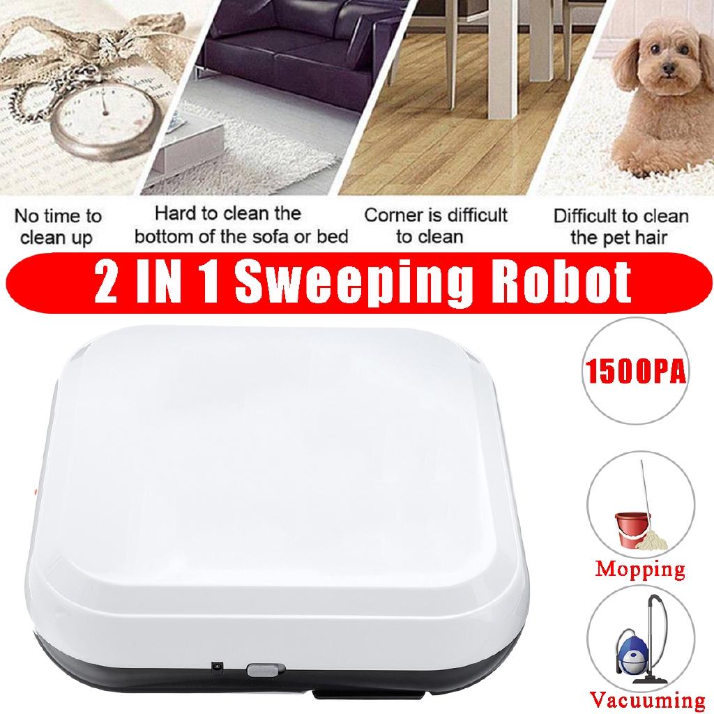 

Многофункциональный робот-пылесос 2-в-1, автоматический, умный дом, робот-подметальщик, мини-уборочная машина, 1500 Па