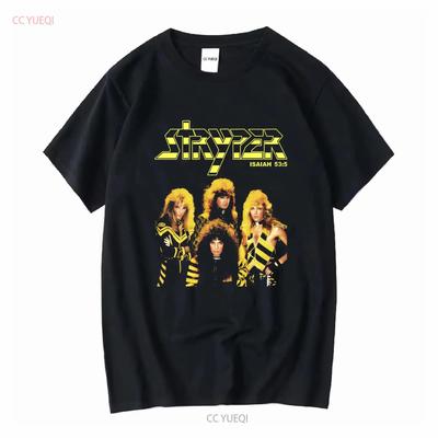 Stryper T-Shirt Band Jesaja 53 5 To Hell With the Devil S lang- oder kurzärmelig vintage Gewaschen Atmungsaktiv Unisex Vielseitig
