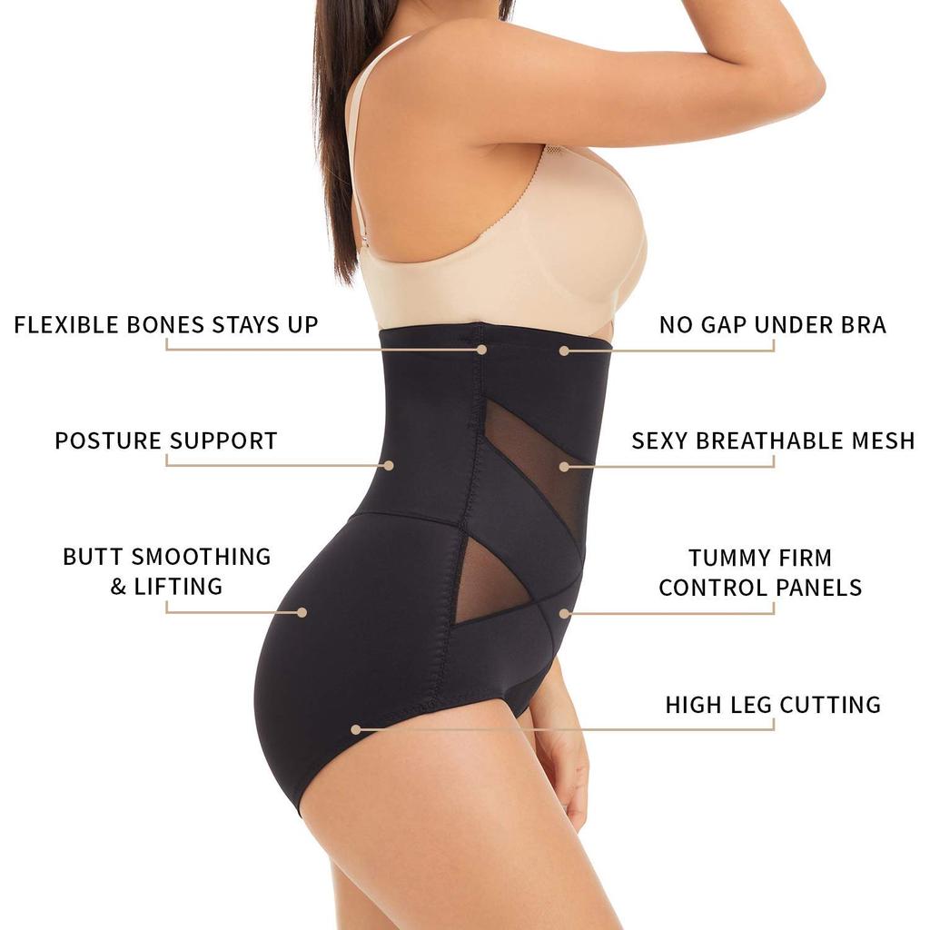 Women's Tummy Control Shapewear Panties Hi-Waist Body Shaper Panty Corrective Underwear Butt Lifter Slimming Briefs Shaping Underpants