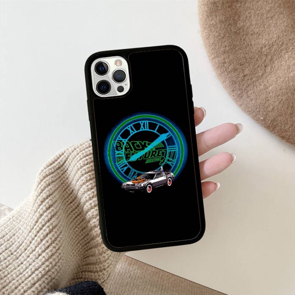Back To The Future PC+TPU Protective Phone Case For IPhone 17 16 Pro Max 15 Plus 14 13 12 11 Cover