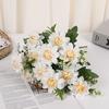 Lifelike 5 Flowers/Bundle Artificial Flowers Real Touch Floral Arrangements Silk Flowers with Stems Fake Peony Wedding
