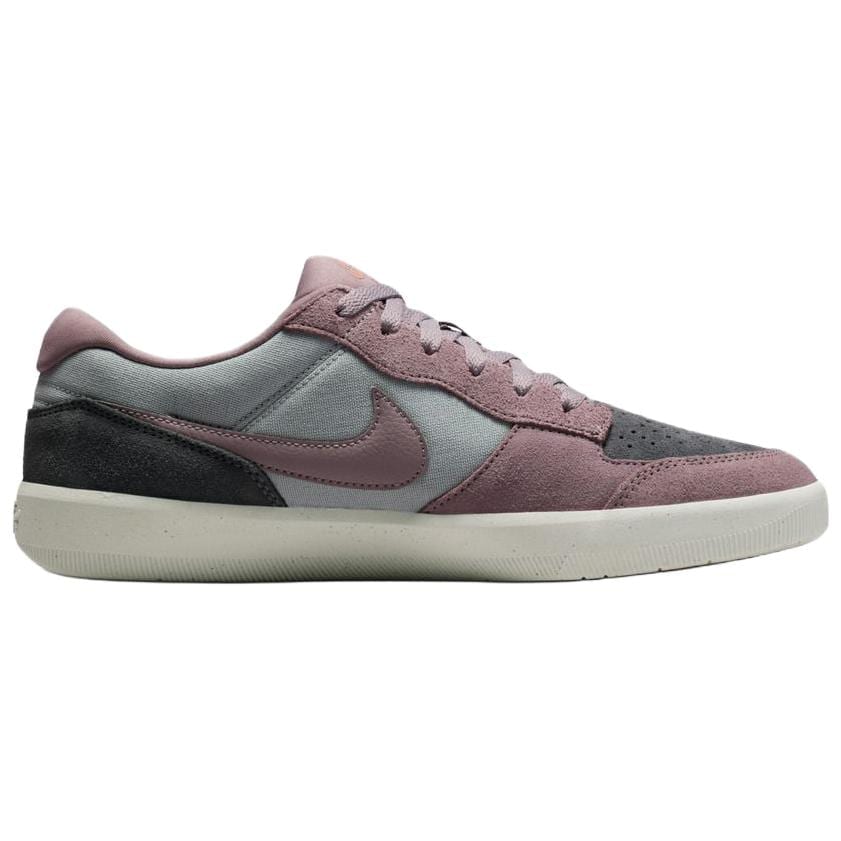 Nike SB Force 58 Textile, Leather Breathable Low Top Skateboard Shoes Men's Gray Purple DV5477-010