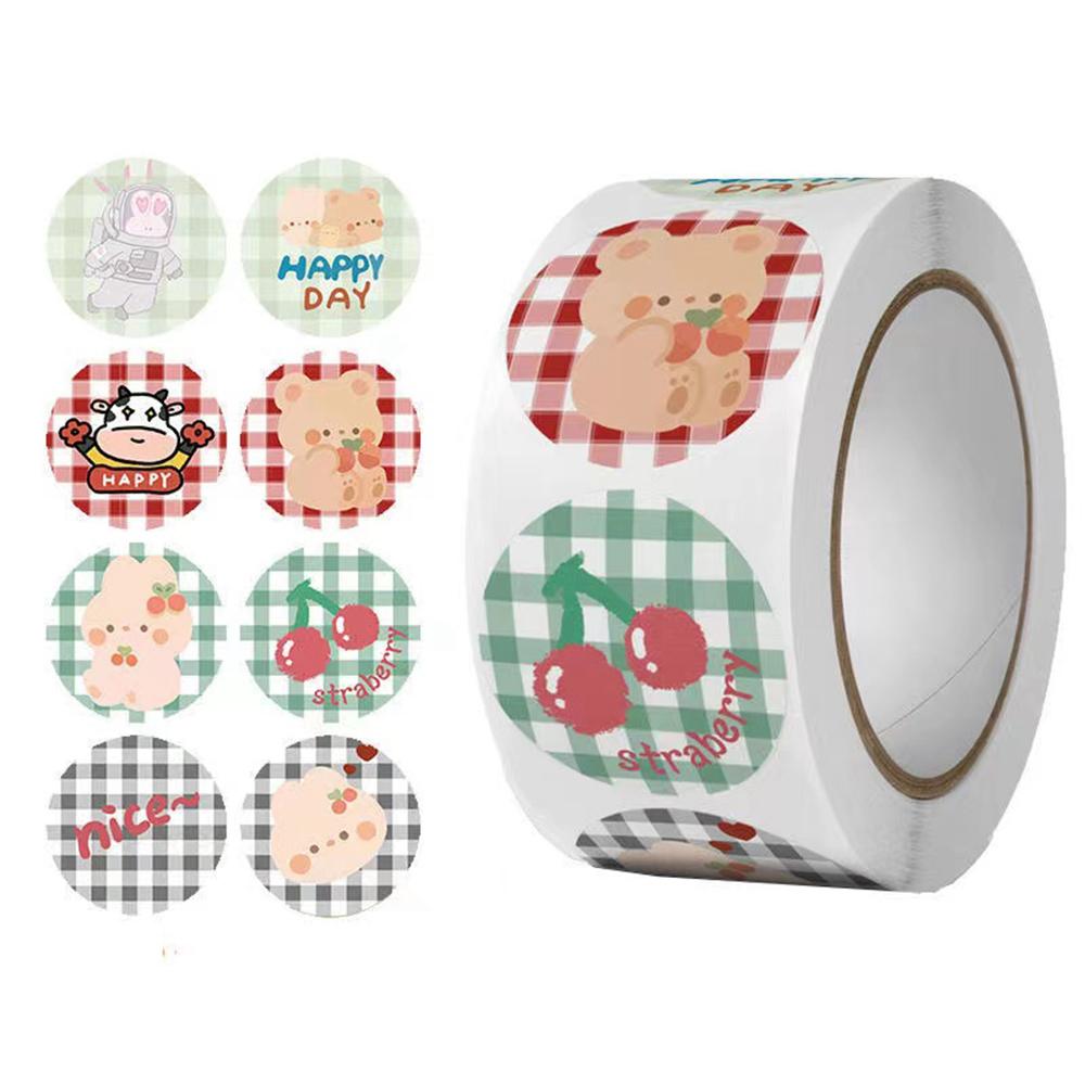 High-Standard 500Pcs/Roll High-Standard Reward Premium-Quality Stickers Top-Grade For Youngsters Top-Grade Children Superior-Grade Kindergarten